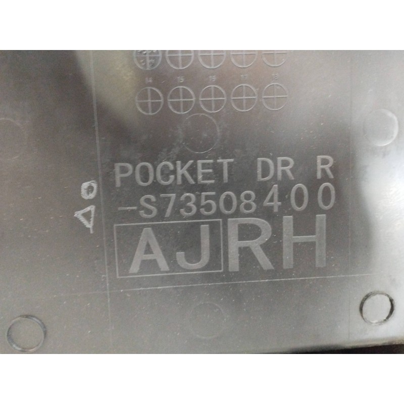 GUARNECIDO PUERTA TRASERA DERECHA NEGRO