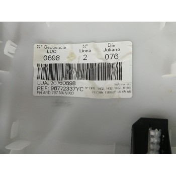 Recambio de guarnecido puerta trasera derecha para citroën c4 grand picasso 1.2 12v e-thp / puretech referencia OEM IAM 96772337