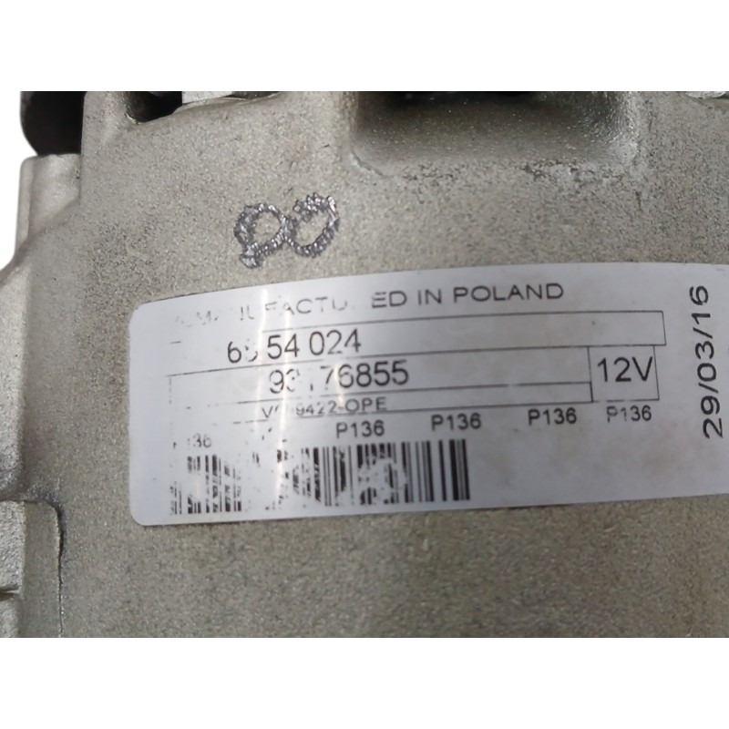 COMPRESOR AIRE ACONDICIONADO 93476855