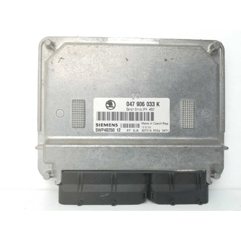 Recambio de centralita motor uce para skoda fabia (6y2/6y3) 1.4 referencia OEM IAM 047906033K 5WP4025012 GESTION