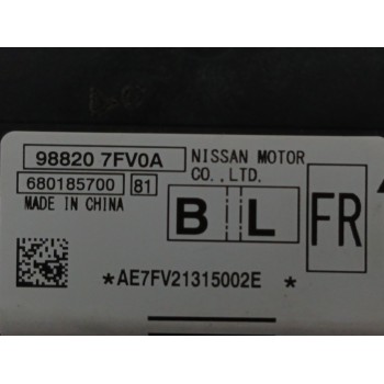 Recambio de centralita airbag para nissan x-trail (t32) 1.3 16v cat referencia OEM IAM 988207FV0A  