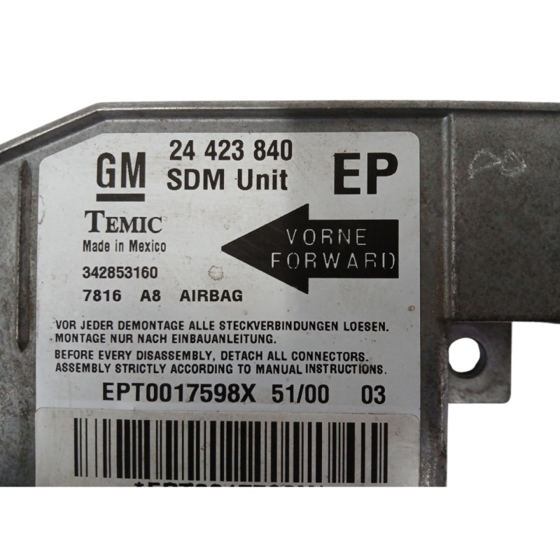 CENTRALITA AIRBAG 342853160