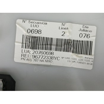 Recambio de guarnecido puerta trasera izquierda para citroën c4 grand picasso 1.2 12v e-thp / puretech referencia OEM IAM 967723