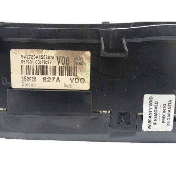 Recambio de cuadro instrumentos para volkswagen passat berlina (3b3) 1.9 tdi referencia OEM IAM 3B0920827A 110080198002 