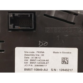 Recambio de cuadro instrumentos para ford c-max 1.6 16v ti-vct cat referencia OEM IAM BM5T14C226AE BM5T14C026AT BM5T10849AU