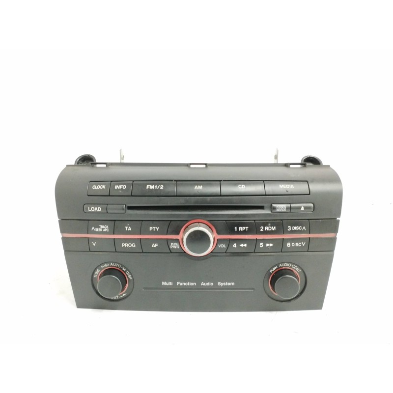 Recambio de sistema audio / radio cd para mazda 3 berlina (bk) 1.6 cd diesel cat referencia OEM IAM BR2B66AR0  