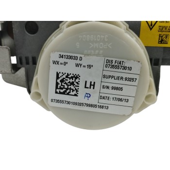 Recambio de cinturon seguridad delantero izquierdo para fiat 500 l (330) 1.3 16v jtd cat referencia OEM IAM 07355573010  