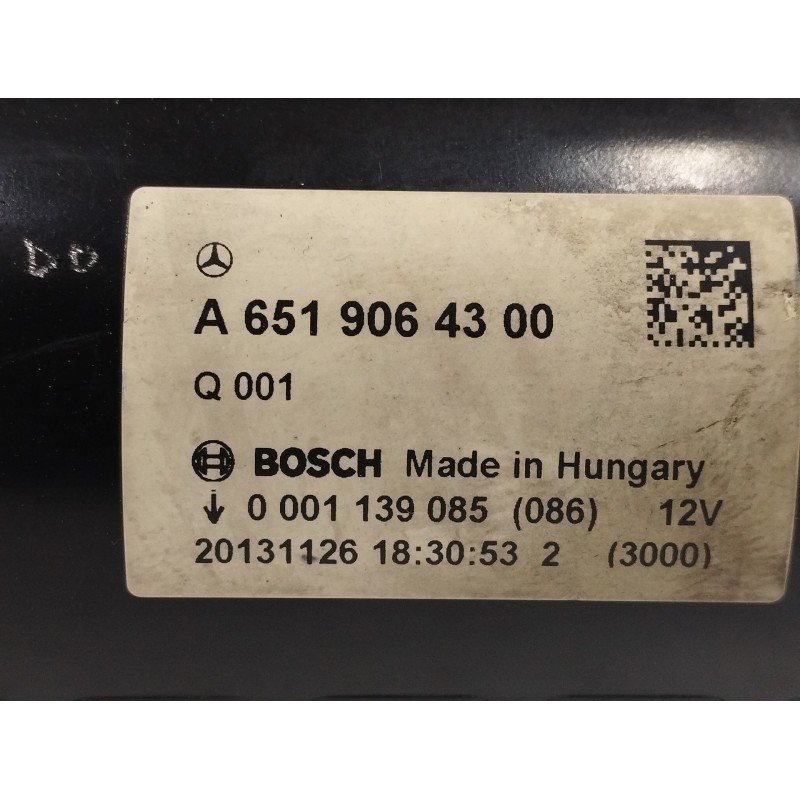 MOTOR ARRANQUE 0001139085
