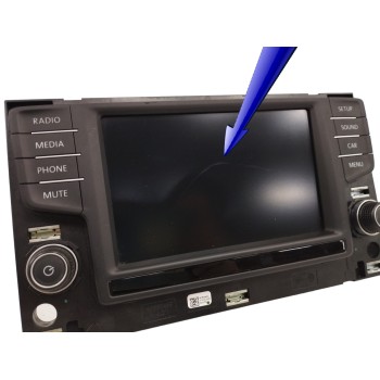 Recambio de pantalla multifuncion para volkswagen golf vii variant (bv5) 1.6 tdi referencia OEM IAM 3G0919605 OBSERVAR FOTO A2C9