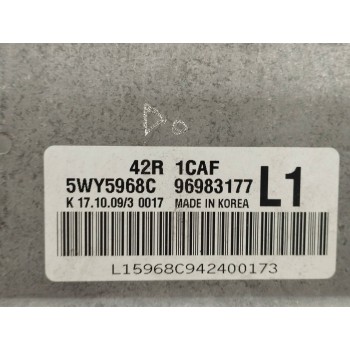 Recambio de centralita motor uce para chevrolet aveo 1.2 cat referencia OEM IAM 96983177 5WY5968C 