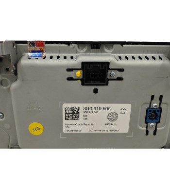 Recambio de pantalla multifuncion para volkswagen golf vii variant (bv5) 1.6 tdi referencia OEM IAM 3G0919605 OBSERVAR FOTO A2C9