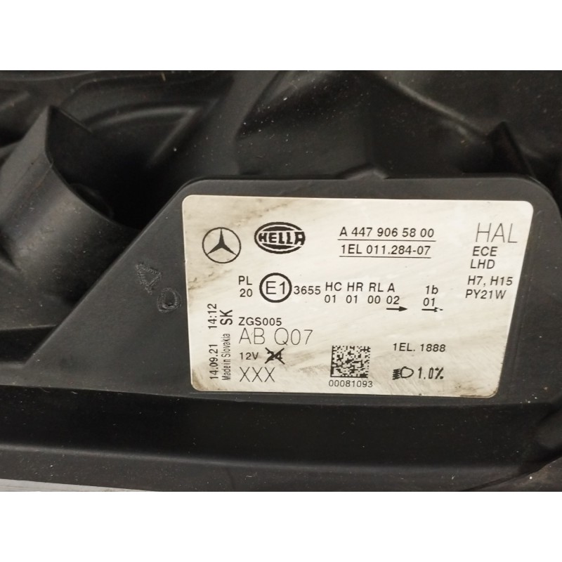 FARO IZQUIERDO SOPORTES ROTOS OBSERVAR FOTOS