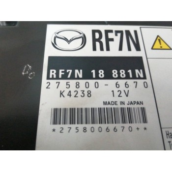 Recambio de centralita motor uce para mazda 5 berl. (cr) 2.0 turbodiesel cat referencia OEM IAM RF7N18881N 2758006670 