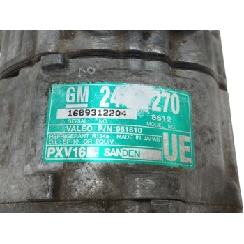 Recambio de compresor aire acondicionado para opel vectra c berlina 1.8 16v cat (z 18 xe / 2h9) referencia OEM IAM 24411270 PXV1