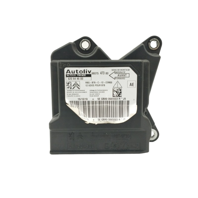 Recambio de centralita airbag para citroën c4 picasso 1.6 blue-hdi fap referencia OEM IAM 9807547380 620644600 