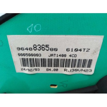 Recambio de cuadro instrumentos para peugeot 206 berlina x-line referencia OEM IAM 9648836580  