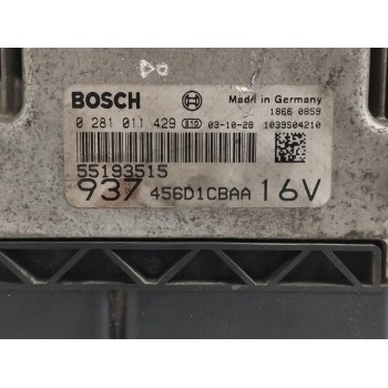 Recambio de centralita motor uce para alfa romeo 147 (190) 1.9 jtd 16v cat referencia OEM IAM 55193515 0281011429 