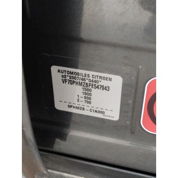 Recambio de carroceria corte para citroën c4 cactus 1.2 12v vti referencia OEM IAM   