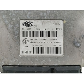 Recambio de centralita motor uce para fiat panda (169) 1.2 cat referencia OEM IAM 55190098  