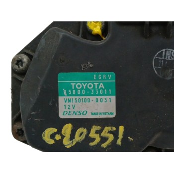 Recambio de valvula egr para toyota yaris 1.4 turbodiesel cat referencia OEM IAM 2580033011 VN1501000031 