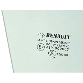 Recambio de luna delantera derecha para renault zoe (bfm_) z.e 40 electrico referencia OEM IAM   