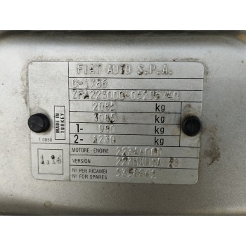 Recambio de carroceria corte para fiat doblo (119) 1.9 diesel cat referencia OEM IAM   