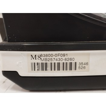 Recambio de cuadro instrumentos para toyota corolla verso (r1) 2,2 d-4d sport referencia OEM IAM 838000F091  