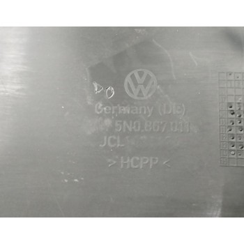 Recambio de guarnecido puerta delantera izquierda para volkswagen tiguan (5n2) 2.0 tdi referencia OEM IAM 5N0867011 NEGRO 