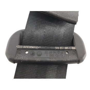 Recambio de cinturon seguridad trasero derecho para seat leon st (5f8) 2.0 tdi referencia OEM IAM 5F0857805C  