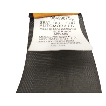 Recambio de cinturon seguridad trasero derecho para chevrolet epica 2.5 cat referencia OEM IAM 96499875  