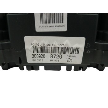 Recambio de cuadro instrumentos para volkswagen passat berlina (3c2) edition plus referencia OEM IAM 3C0920872G A2C53375897 