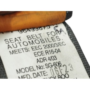 Recambio de cinturon seguridad trasero izquierdo para chevrolet epica 2.5 cat referencia OEM IAM 96499875  