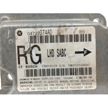 Recambio de centralita airbag para chrysler voyager (rg) 2.8 crd cat referencia OEM IAM 04727374AD  