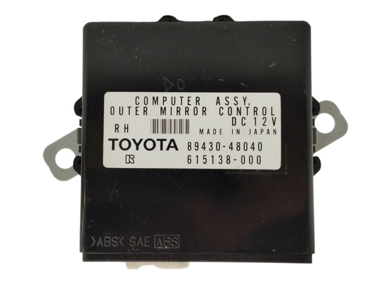 Recambio de modulo electronico para lexus rx 3.3 v6 24v cat referencia OEM IAM 8943048040 Recambio de modulo electronico para lexus rx 3.3 v6 24v cat referencia OEM IAM 8943048040