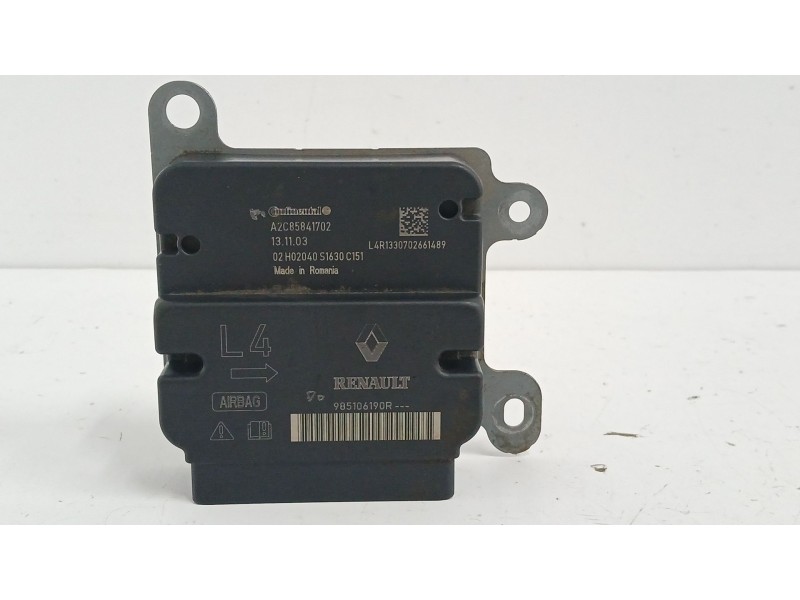 Recambio de centralita airbag para dacia duster (hs_) 1.5 dci referencia OEM IAM 985106190R A2C85841702 Recambio de centralita airbag para dacia duster (hs_) 1.5 dci referencia OEM IAM 985106190R A2C85841702