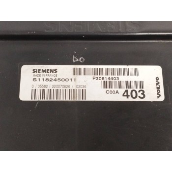 Recambio de centralita motor uce para volvo s40 berlina 1.6 cat referencia OEM IAM P30614403 S118245001 