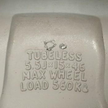 Recambio de llanta para land rover freelander (ln) 2.0 turbodiesel referencia OEM IAM ANR3974 5,5JX15X46 5H 5X115