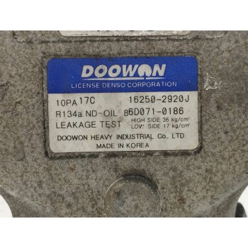 Recambio de compresor aire acondicionado para hyundai tucson (jm) 2.0 crdi cat referencia OEM IAM 162502920J  