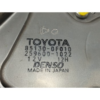 Recambio de motor limpia trasero para toyota corolla verso (r1) 2,2 d-4d sport referencia OEM IAM 851300F010 2596001022 