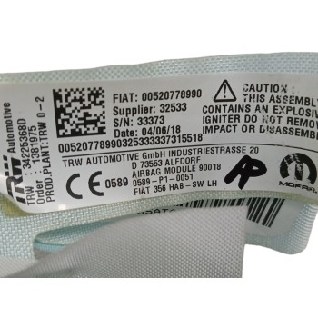 Recambio de airbag cortina delantero izquierdo para fiat tipo ii (357) fam 1.4 cat (gpl) referencia OEM IAM 00520778990  