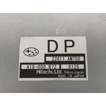 Recambio de centralita motor uce para subaru impreza hatchback (gr, gh, g3) 1.5 awd (gh3) referencia OEM IAM 22611AM750  