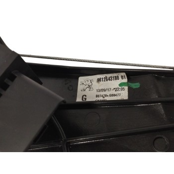 Recambio de elevalunas trasero izquierdo para peugeot 5008 1.2 12v e-thp referencia OEM IAM 9812643180 9811794480 