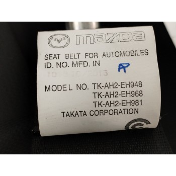 Recambio de cinturon seguridad delantero derecho para mazda 6 lim. (gh)(.2012) 2.2 turbodiesel cat referencia OEM IAM TKAH2EH948