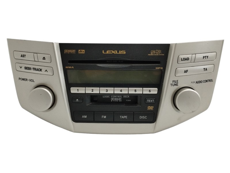Recambio de sistema audio / radio cd para lexus rx 3.3 v6 24v cat referencia OEM IAM 8612048A60 Recambio de sistema audio / radio cd para lexus rx 3.3 v6 24v cat referencia OEM IAM 8612048A60