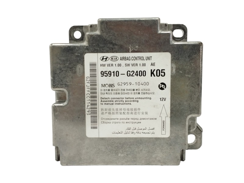 Recambio de centralita airbag para hyundai ioniq referencia OEM IAM 95910G2400 G295910400 