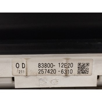 Recambio de cuadro instrumentos para toyota corolla (e12) 1.4 turbodiesel cat referencia OEM IAM 8380012E20 2574206310 