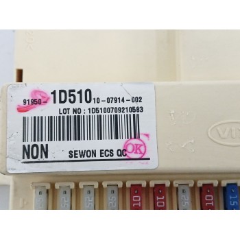 Recambio de caja reles / fusibles para kia carens iii monospace (un) 2.0 crdi 140 referencia OEM IAM 919501D510  