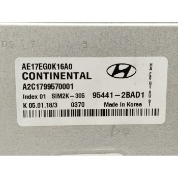 Recambio de centralita cambio automatico para hyundai ioniq referencia OEM IAM 954412BAD1 A2C1799570001 