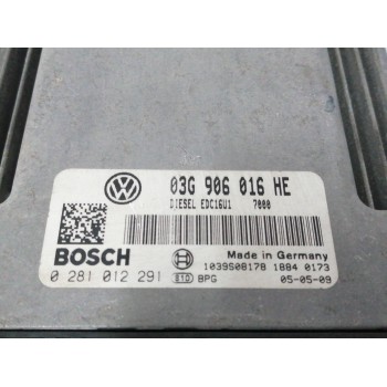 Recambio de centralita motor uce para seat altea (5p1) 2.0 tdi referencia OEM IAM 03G906016HE 0281012291 1039S08178