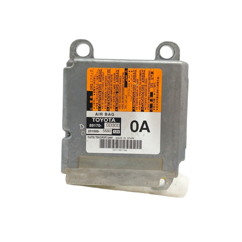 Recambio de centralita airbag para toyota yaris (_p13_) 1.3 (nsp130_) referencia OEM IAM 891700D300 2310005680 